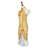 Puella Magi Madoka Magica Tomoe Mami Cheongsam Cosplay Outfits